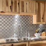 Aspect Peel And Stick Backsplash Square Matted Metal Tile (15 Ft Kit) New. Price: $222.99.