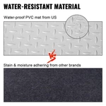 Garage Mat 4.9X13FT Vinyl Flooring Roll Anti-slide Diamond Texture New. Price: $70.17.