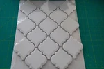 Satori Hudson Brilliant White Lantern Tile Sheet Porcelain Mosaic Glossy 10.59X1 New. Price: $16.07.