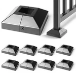 Wocepu 1.5X1.5 Aluminum Deck Post Base Cover For Railings Stairs Patios Porches New. Price: $127.01.