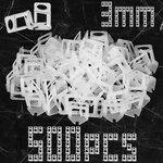 Tile Leveling System Clips 1/8 Inch (3MM) 500PCS Spacers ... New. Price: $25.85.