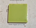 Pcs American Olean Q076 Green Apple Glossy Bright 1/4" Ceramic Tile New. Price: $15.00.