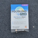 Custom Polyblend Plus Non-sanded Grout 10 Lb (natural Gray # 09) New. Price: $34.99.