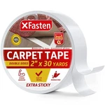Xfasten Super Strong Double Sided Carpet Tape Extra Sticky, 2-INCH By 30-YARD... New. Price: $25.82.