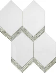 Emser Tile W94INTRM1115MPK Intrigue - 11" 15" Hexagon Floor And Mirror New. Price: $68.82.