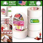 Xfasten Double Sided Carpet Tape For Area Rugs, 2 Inch 30 Yards (6-PACK) New. Price: $100.99.