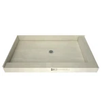 Tile Redi P3648CDR-PVC Base 36" X 48" Rectangular Shower Chrome New. Price: $786.50.