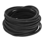 Meccanixity Faux Leather Suede Cord, 5.5 Yards 2.6MM String Flat Black New. Price: $11.60.