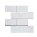 Carrara Marble Peel & Stick Subway Tile 12X15 In (1.3 Sq Ft). New. Price: $16.80.