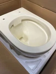 Liberty Wall-hung Elongated Toilet, 1.1/1.6GPF Siphon Flushing Deervalley Boone New. Price: $85.00.