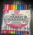 Tulip Fabric Markers Rainbow Colors Fine Tip 12 Pack New. Price: $8.25.