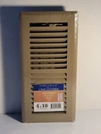 New Sealed(case Of 5) Sierra Grates Brown Floor Register 4" X 10" 2-WAY Louvered. Price: $49.99.