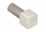 Schluter Quadec - 3/8" Inside/outside Corner Ivory (ev/q 100 Tsi) New. Price: $17.99.