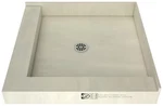 Tile Redi P4848CDLPVC Base 48" X Square Shower - Chrome New. Price: $907.77.