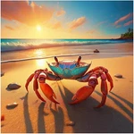 Tile Mural Seascape Beach Crab Kitchen Bathroom Shower Wall Art Backsplash New. Price: $59.95.