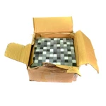 (lot Of 11) Maniscalco ASG070609-ADD2 Storm Frosted Glass Tile 1.0SQ.M 23X23X8MM Open. Price: $75.29.