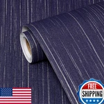 Biyoee Navy Blue Grasscloth Peel And Stick Wallpaper Texture Contact Set New. Price: $58.88.