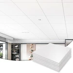 ART3D 12-PACK Smooth Drop Ceiling Tile X 2FT,PVC Wall PANEL,48 Sq New. Price: $75.99.