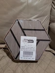 Urban Decor Acoustic Veneer Wood Wall Panels Hexagon In Grey Color 10 Pcs New. Price: $19.99.