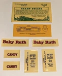Champ Ho Decal-baby Ruth Tank Car-silver W/red & Black Lettering #HT-210 New. Price: $6.50.