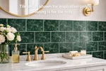 6X8 California Green Shower Tile Polished Brazil MADE-9 Square Feet New. Price: $100.00.