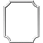 PNL20X24AS02 20"W 24"H 1/2"P Ashford Molded Scalloped Wainscot Wall New. Price: $41.66.