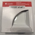 Daltile X In Wall Mounted Corner Shelf Bright White Ceramic RE15BA780CC1P New. Price: $25.99.