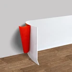 Vinyl Wall Baseboard Molding Trim 4 Inch 100 Feet White Fonuno Flexible New. Price: $179.99.
