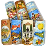 Sicilian Ceramic Tile With Reliefs, 30 Cm, Available Various Decorations New. Price: $46.52.