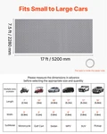 Garage Roll, 7.5 X 17 Ft Flooring Mat, Silver Gray New. Price: $139.26.
