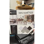 Pack Of 36 Lacheery 12"X Peel & Stick Vinyl Floor Tiles Gray Wood Waterproo New. Price: $20.00.