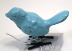Ebot 1X Baby Blue Distressed Sun Vista Mini Cast Iron Bird Figurine Ganz Cbk New. Price: $10.99.