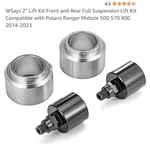 Wsays Fit Polaris Ranger 500/570 Crew Midsize Front Rear 2" Leveling Lift Kit New. Price: $45.99.
