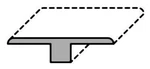 Shaw TMH78-LANDMARK-OAK 78" X 2" Hardwood T-molding Bandelier New. Price: $127.00.