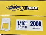 Qep Xtreme White 1/16 In. Clip, Of 2-PART Tile Leveling System 2,000-PACK New. Price: $84.99.