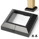 8PACK 4"(ACTUAL 4"X4") Deck Post Base Cover, Aluminum Split Type Skirt, ... New. Price: $73.00.