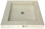 Tile Redi P4848CDTPVC Base 48" X Square Shower - Chrome New. Price: $936.62.