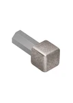 Schluter Quadec Corner Stone Grey Textured Aluminum Tile Trim 3/8" Inside Out New. Price: $9.99.