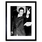 Vintage Lenny Bruce Victory Sign Comedy Usa Framed Wall Art Print New. Price: $34.99.