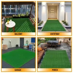 Mainstays 7'X10' Green Faux Grass Outdoor Rug New. Price: $34.99.