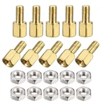 Uxcell A13102400UX0231 5MM Body Long M3X6MM To Female Brass Pillar Standoff New. Price: $8.99.