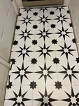 Floorpops FP2948 Altair Peel & Stick Tile Black Semi-gloss Patterned Look New. Price: $22.97.