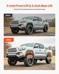 Inch Front And Rear Leveling Lift Kit For 2003-2022 Toyota 4RUNNER 2WD/ New. Price: $108.59.