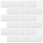 White Peel And Stick Subway Brick Backsplash Self Adhesive Wall Tiles Fo... New. Price: $37.41.