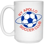 New York Apollo Mug 15 Oz. Glossy Ceramic Asl Soccer Team. Price: $14.95.