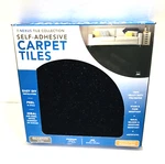 Achim Nexus Self Adhesive Polyester Carpet TILES/12 Sq FT12 Jet Blk New. Price: $31.50.