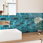 Wallercity Marble Blue Peel And Stick Backsplash 12X12 Inches, Light New. Price: $27.23.