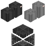 Vevor Interlocking Drainage Mats 12" X Pp Garage Floor Tiles 12/50/55 Pack New. Price: $79.99.