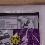 (2-PK) Trimmaster Square Outside Corner Tile Edging Polished Chrome 3/8 Open. Price: $6.59.