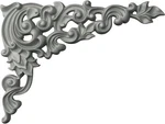 Ekena Millwork 11 3/4"W X 15 3/4"H 3/8"P Kinsley Onlay, Right New. Price: $70.77.